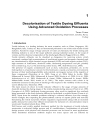 Advances in Treating Textile Effluent