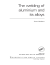 Welding of Aluminium and Its Alloys