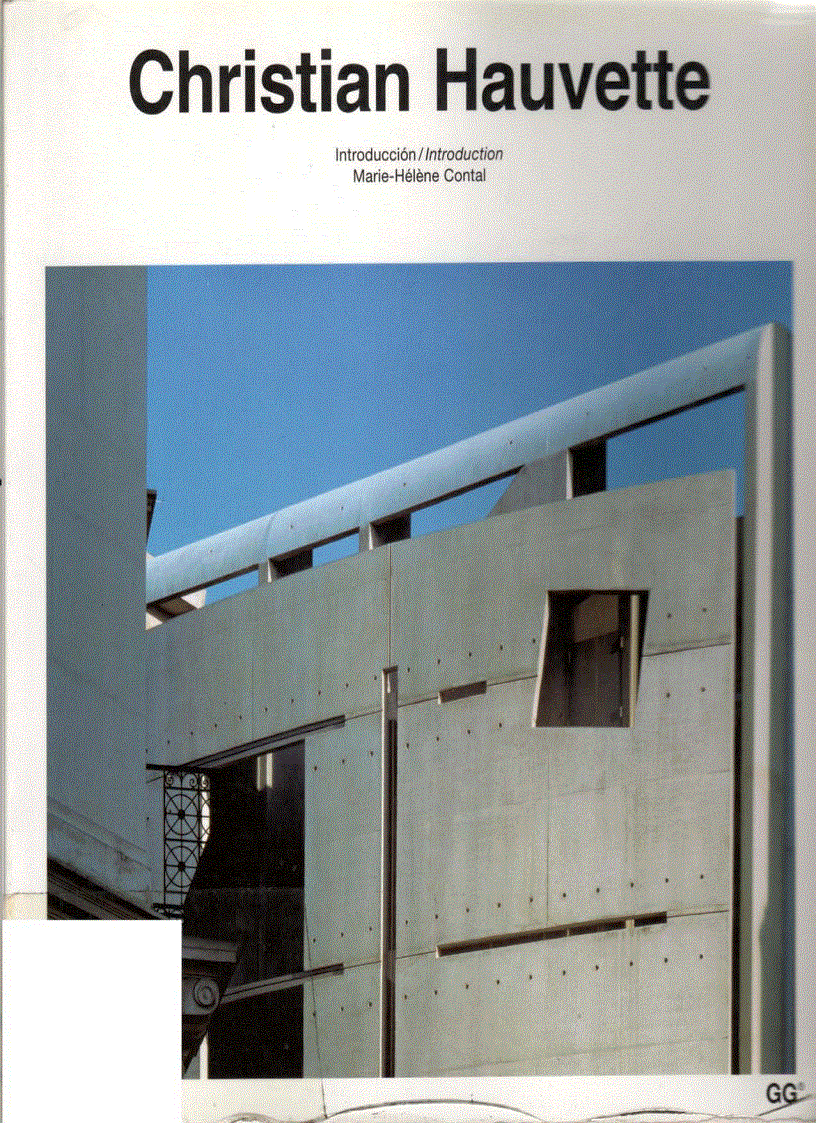 Christian Hauvette Current Architecture Catalogues
