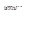 Fundamentals of Earthquake Engineering