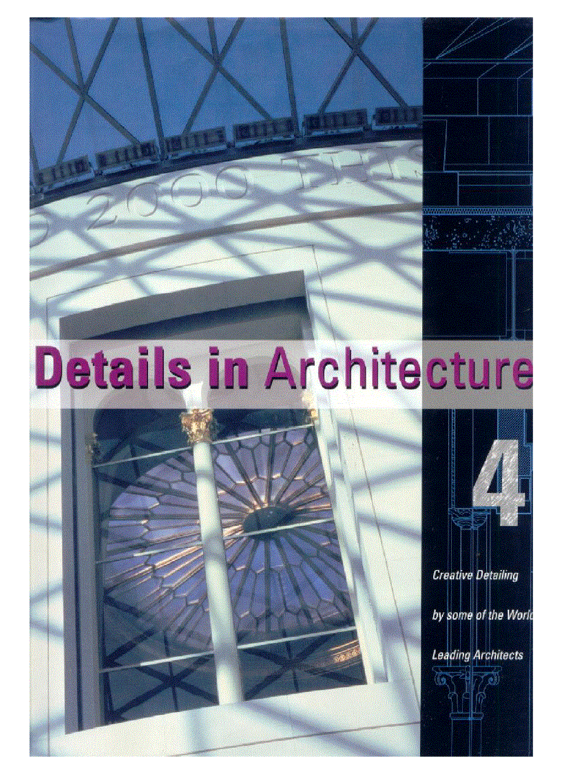 Details in Architecture 4 Creative Detailing