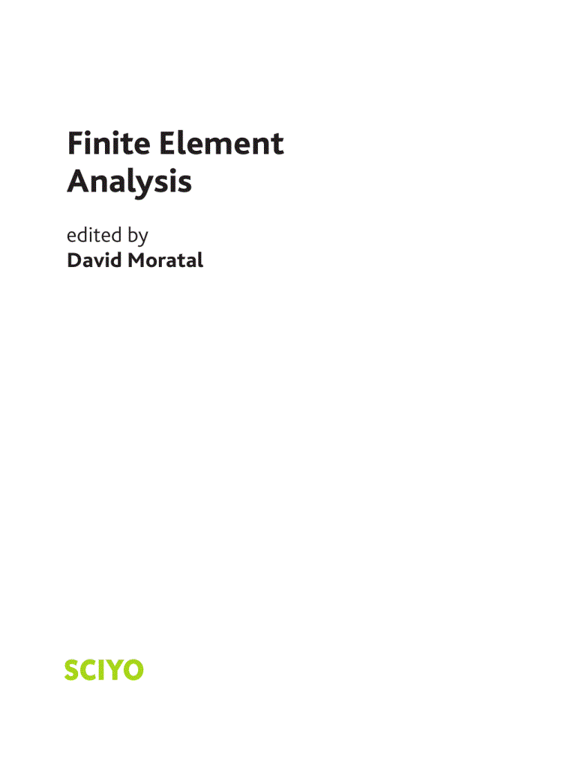 Finite Element Analysis 1