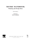 Metric Handbook Planning and deign data 3rd Edition