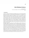 Microwave and Millimeter Wave Technologies Modern UWB antennas and equipment