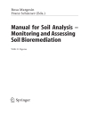 Manual of Soil Analysis Monitoring and Assessing Soil Bioremediation