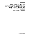 Nuclear Power Deployment Operation and Sustainability