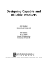 Designing Capable and Reliable Products