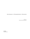 Advances in Measurement Systems