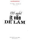 135 Nghề ít vốn dễ làm