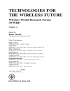 Technologies for the Wireless Future Wireless World Research Forum