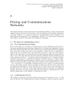 Pricing Communication Networks