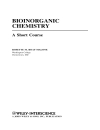 Bioinorganic Chemistry A Short Course