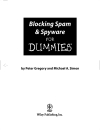 Blocking Spam and Spyware For Dummies