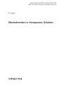 Electrochemistry in Nonaqueous Solutions