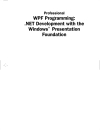 Professional WPF Programming May 2007