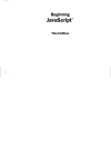 Beginning JavaScript 3rd Edition