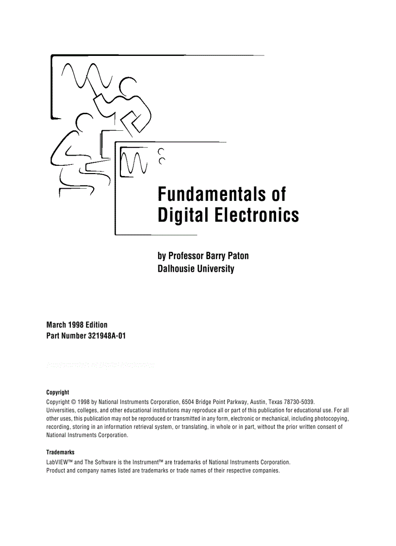 Fundamentals of Digital Electronics