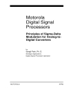 Principles of Sigma Delta Conversion for Analog to Digital Converters