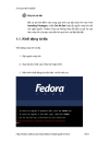 Hướng dẫn Install Fedora 4