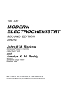 Modern Electrochemistry 2A Fundamentals of Electrodics