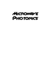 Microwave Photonics