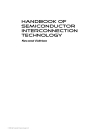 Handbook of Semiconductor Interconnection Technology 2nd