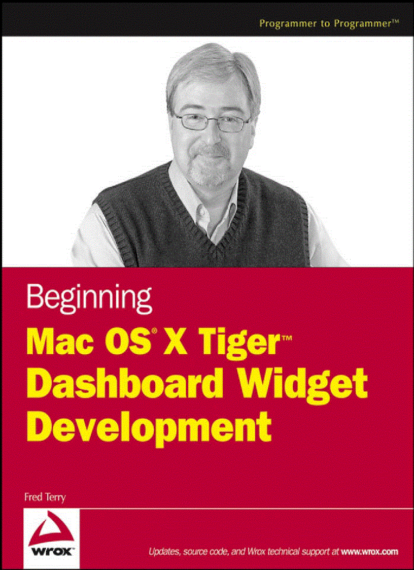 Beginning Mac OS X Tiger Dashboard Widget Development