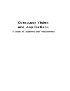 Computer Vision and Applications A Guide for Students and Practitioners