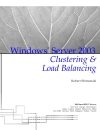 Windows 2000 and Windows Server 2003 Clustering and Load Balancing