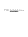 RF MEMS Circuit Design for Wireless Communications