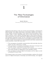 Biotechnology and Communication The Meta Technologies of Information