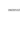 Lumped Elements for RF and Microwave Circuits