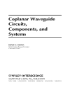 Coplanar Waveguide Circuits Components and Systems