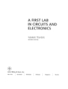 A First Lab in Circuits and Electronics