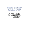 Geeks On Call Windows XP 5 Minute Fixes Geeks on Call