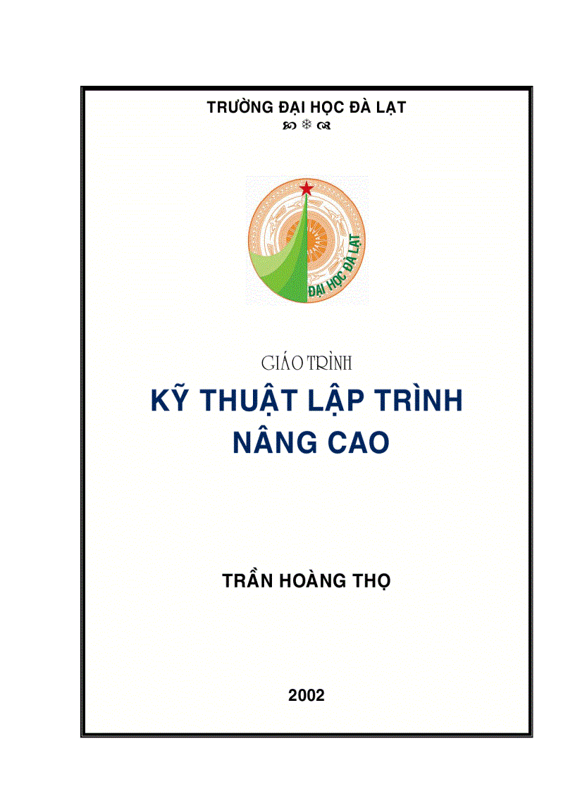 Kỹ Thuật Lập Trình