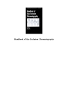 Handbook of Size Exclusion Chromatography