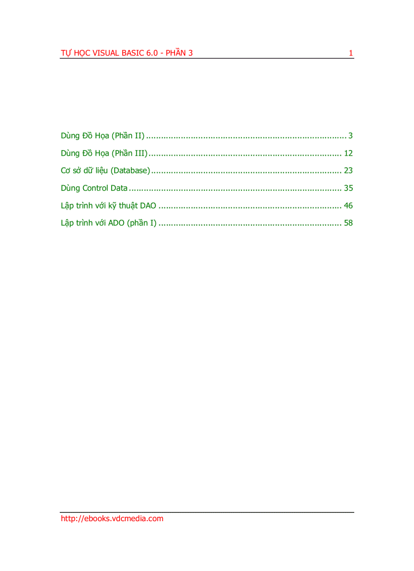 Tự Học visual basic 6 0 Phần 3