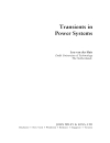 Transients in Power Systems