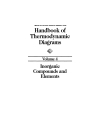 Handbook of Thermodynamic Diagrams Volume 4 Inorganic Compounds and Elements Vol 4