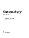 Entomology 3rd ed C Gillott