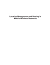 Location Management and Routing in Mobile Wireless Networks