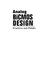 Analog BiCMOS Design Practices and Pitfalls