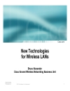 New Technologies for Wireless LANs