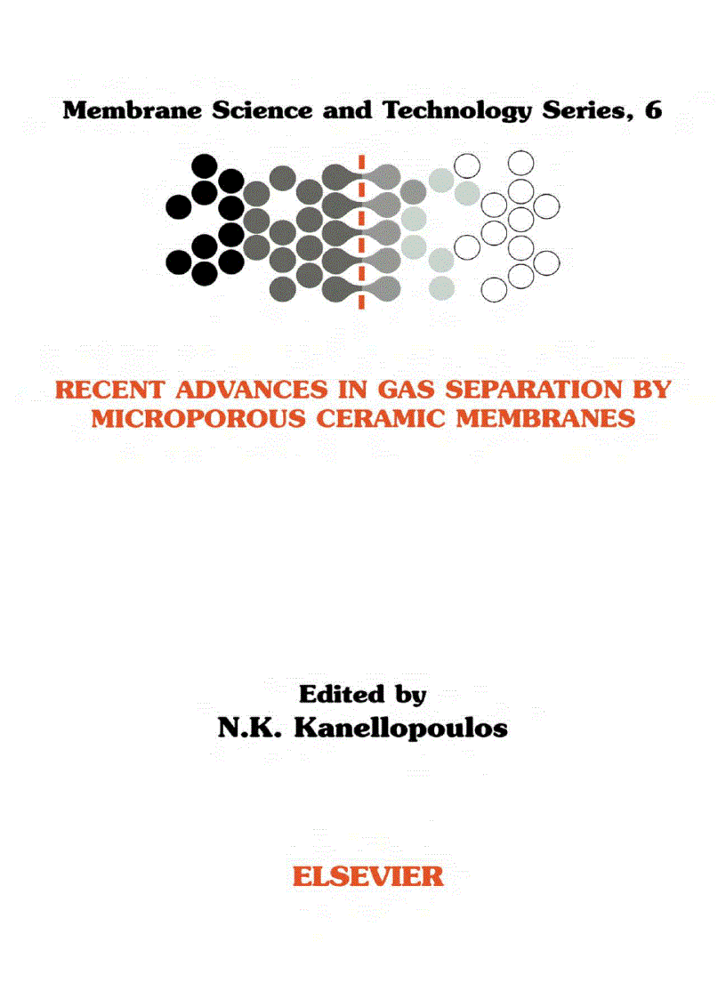 Recent Advances in Gas Separation by Microporous Ceramic Membranes