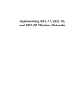 Implementing 802 11 802 16 and 802 20 Wireless Networks Planning Troubleshooting and Operations