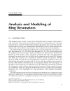 Microwave Ring Circuits and Related Structures