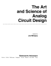 The Art and Science of Analog Circuit Design