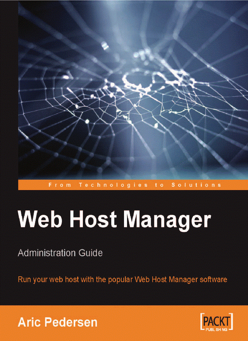 Web Host Manager Administration Guide