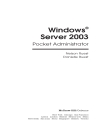 Windows Server 2003 Pocket Administrator